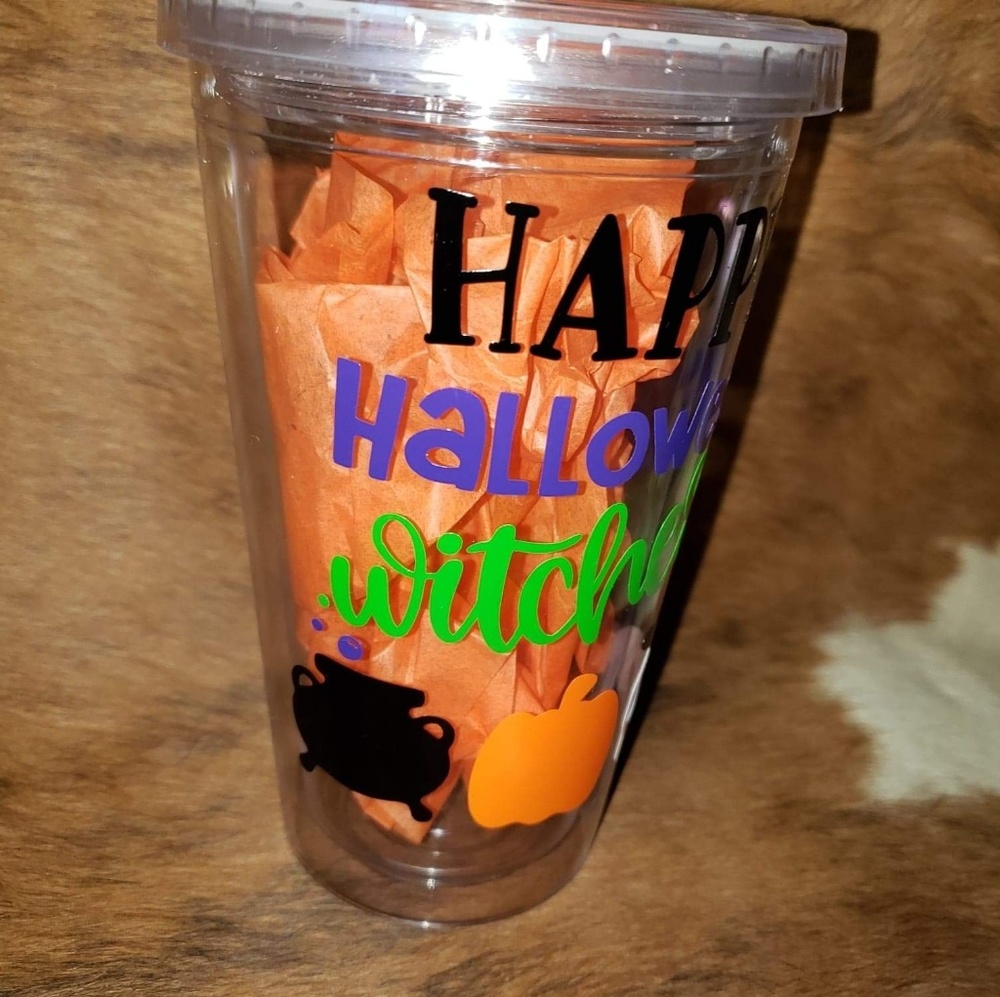 ‼️SOLD‼️Happy Halloween Witches Tumbler